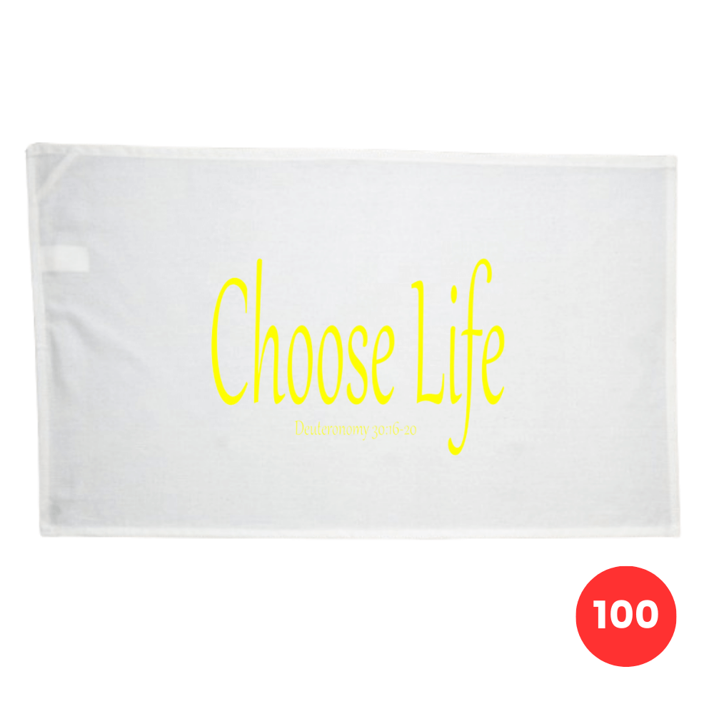 Custom Printed Tea Towel - Available in 2 colours