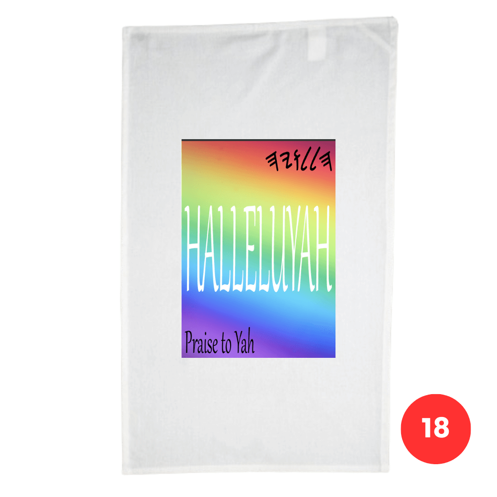 Custom Printed Tea Towel - Available in 2 colours