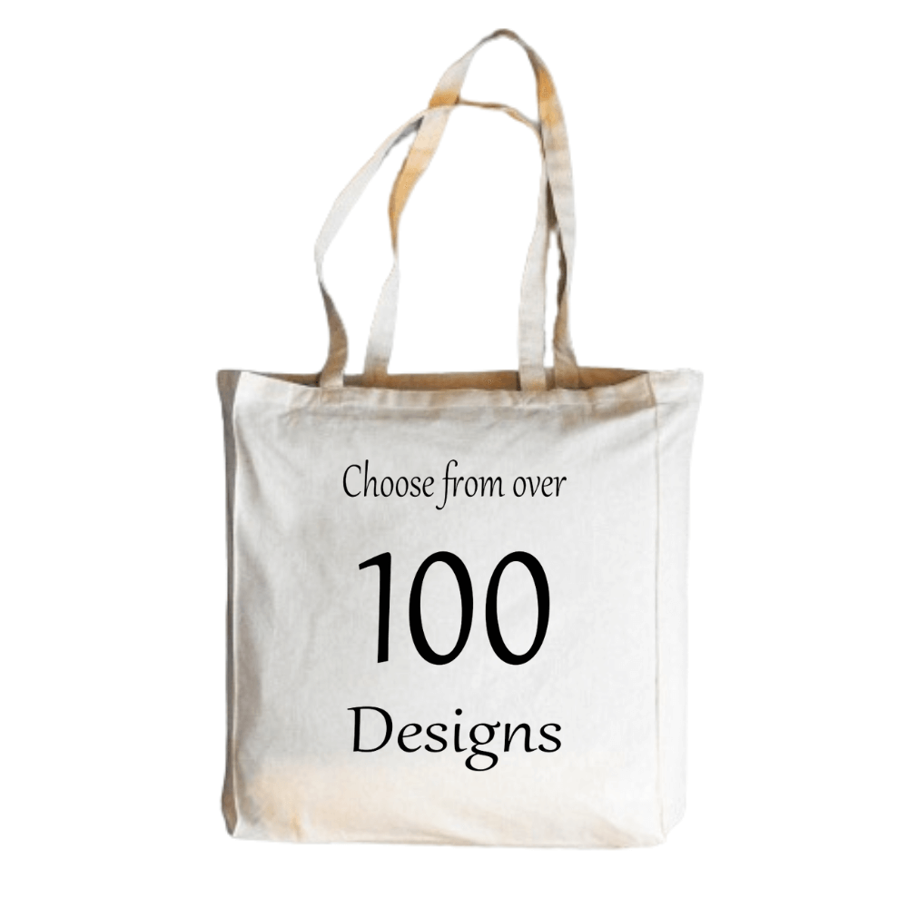 Custom Printed Natural Cotton Tote Bags