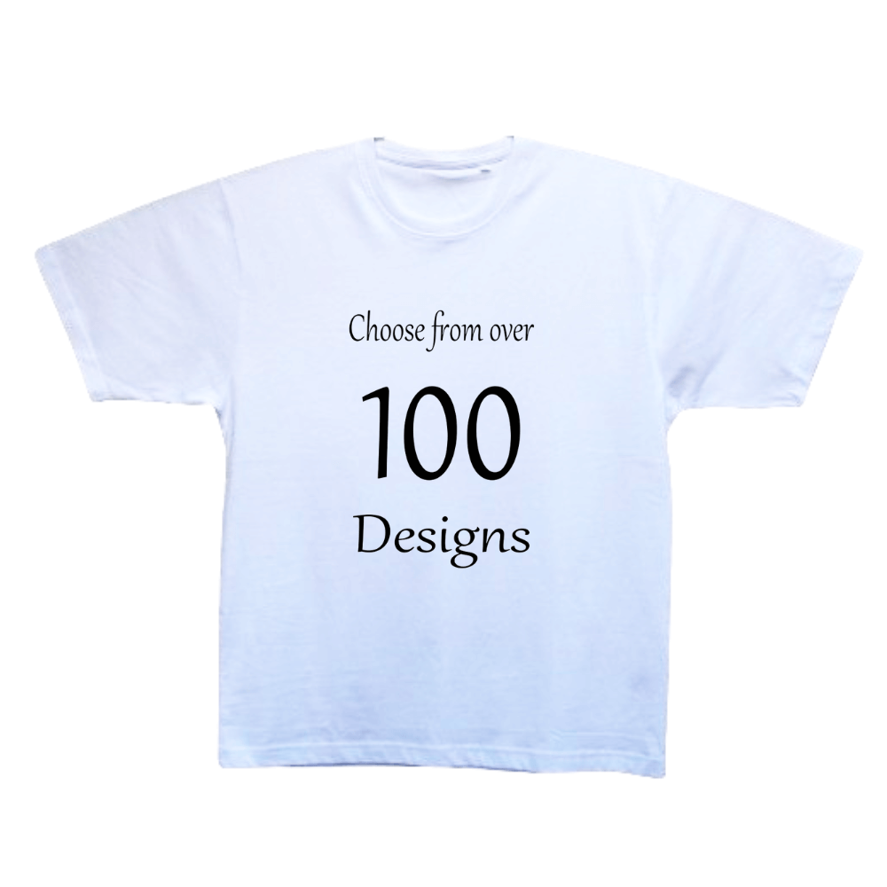 Custom Printed White T-Shirts