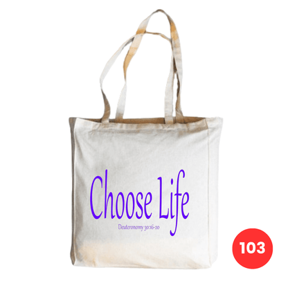 Custom Printed Natural Cotton Tote Bags